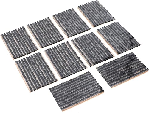 Miniatura 6 de Enchufe de neumático, 100 piezas de goma de sellado de neumáticos de 3.9 x 0.1 pulgadas sin cámara para neumáticos de automóvil, motocicleta, kit de