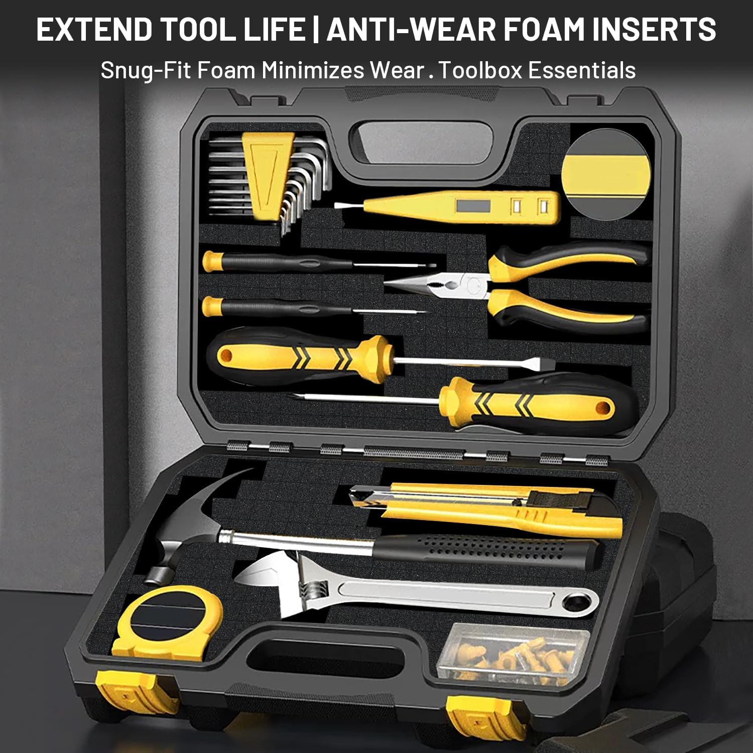 Dual-Thickness Case Foam Insert Kit 4PCS (2PCS 16x12x2" + 2PCS 16x12x0.4") - Pick and Pluck Protective Layer for Tool Drawers, Game Cases & Collectible Organizers - Image 5