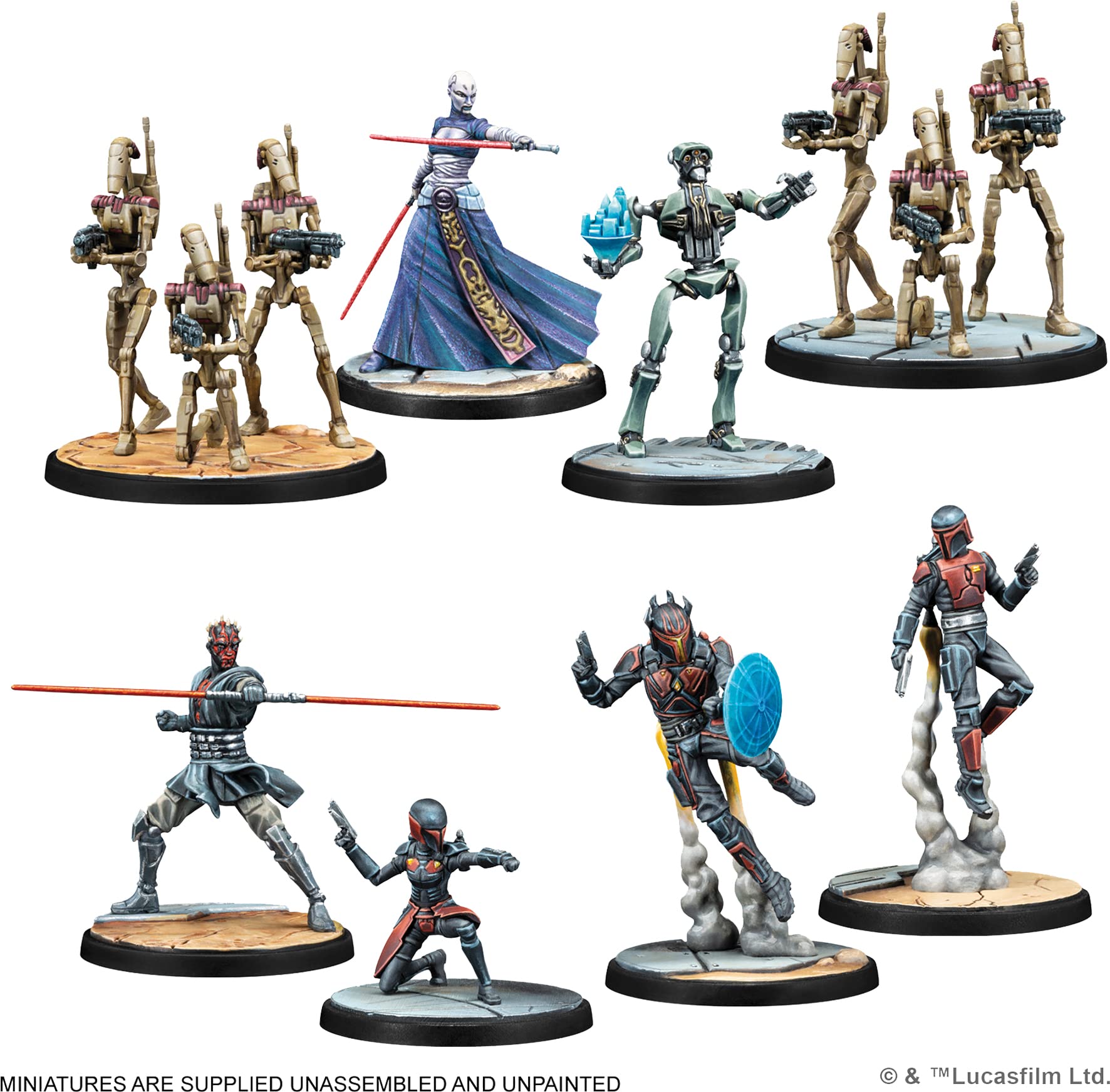 Asmodee Atomic Mass Games Star Wars Shatterpoint: scatola base - giochi da tavolo - giochi da tavolo - giochi di figure - a partire dai 14 anni - 2 giocatori - versione francese