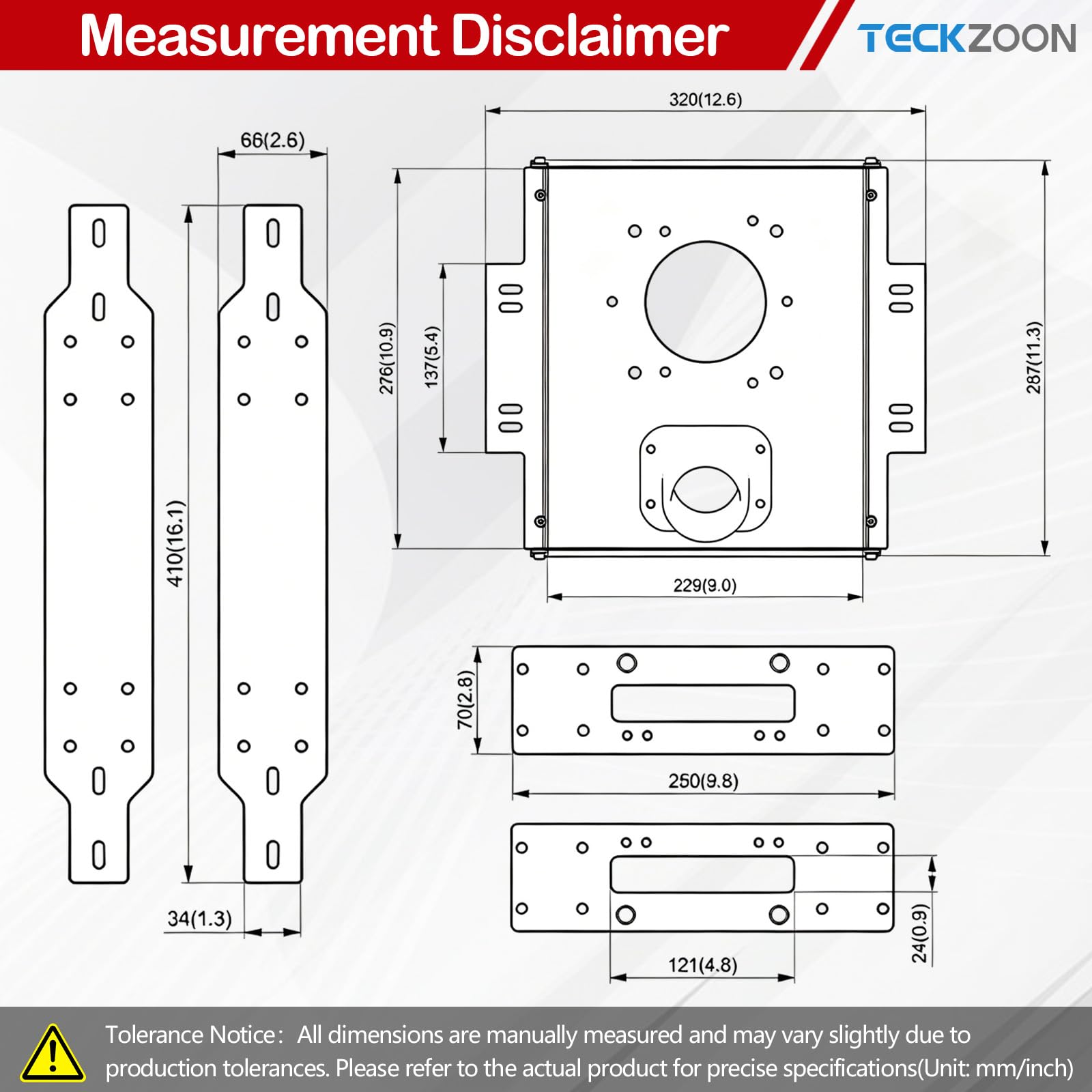 Sistema di aspirazione polvere per carrello su guida lineare, con piastra adattatrice per SBR20UU & SCS20UU, attacco 2,5", piastra acrilica preforata compatibile con la maggior parte delle fresatrici