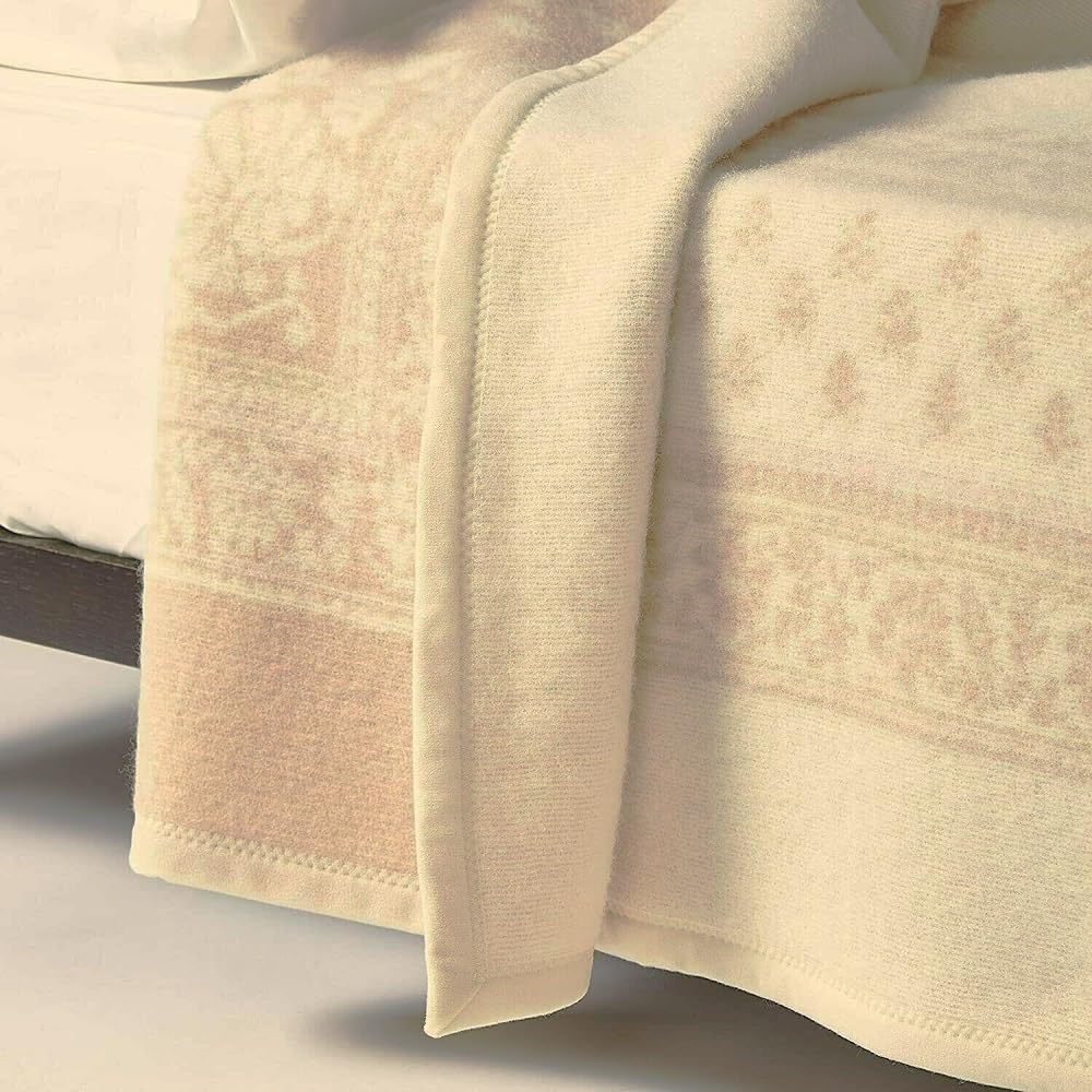 Coperta Pura Lana Vergine Lanerossi Provenzale Una Piazza e Mezza 180x210 cm