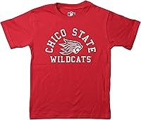 Vista 127 de Wes and Willy Camiseta de algodón orgánico de manga corta para niños de la NCAA