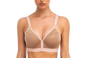 Women's Supportive Underwire Sports Bras for High Impact