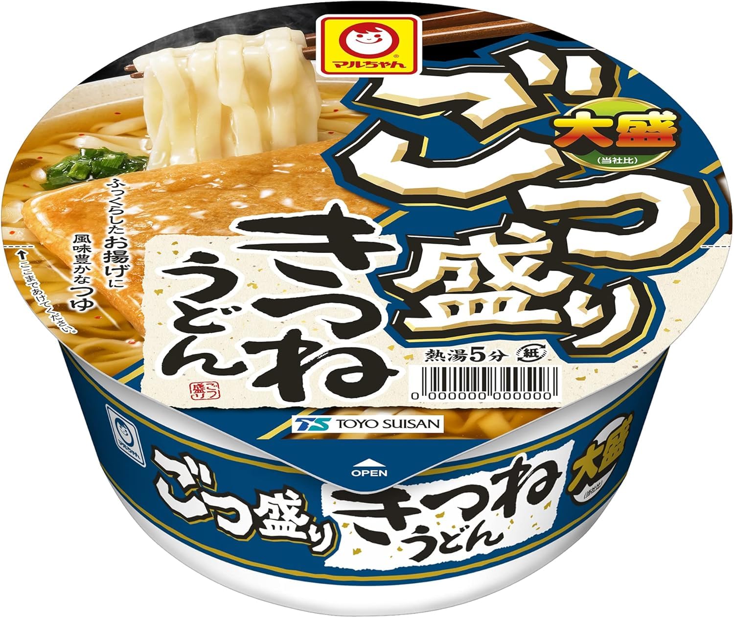 Amazon.com : Maru-Chan Gotsumori Kitsune Udon 108g (Pack of 6