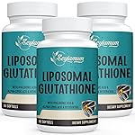 2400 MG Liposomal Glutathione Softgels, Max Absorption, Active Form L-Glutathione Reduced (GSH), with Hyaluronic Acid, Resveratrol, Master Antioxidants for Detox, Brain, Immune System, 180 Softgels