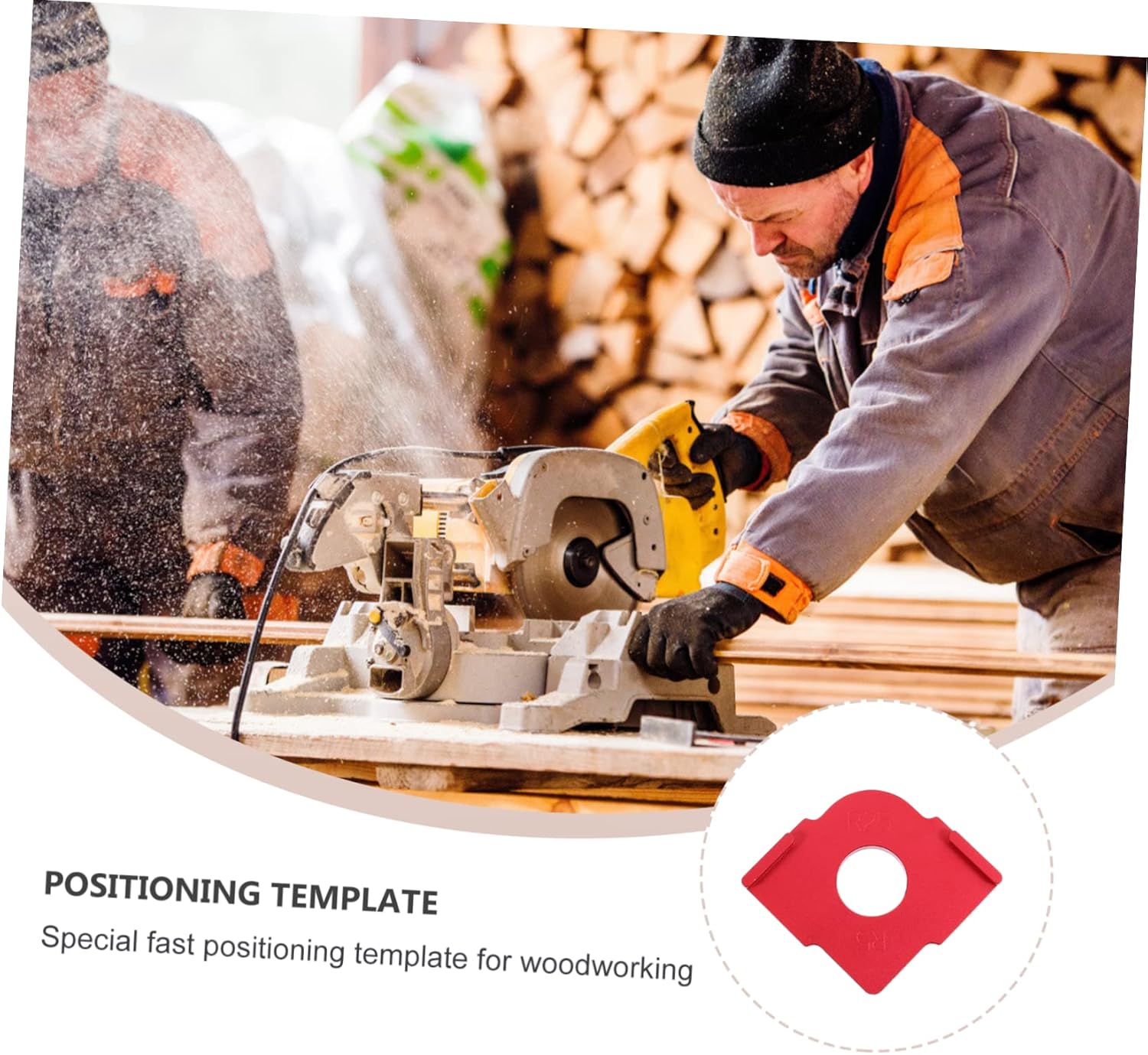 STOBOK 3pcs Radius Router Template Half Fillet Fast for Woodworking Corner Radius Guide for Precise Positioning and Trimming