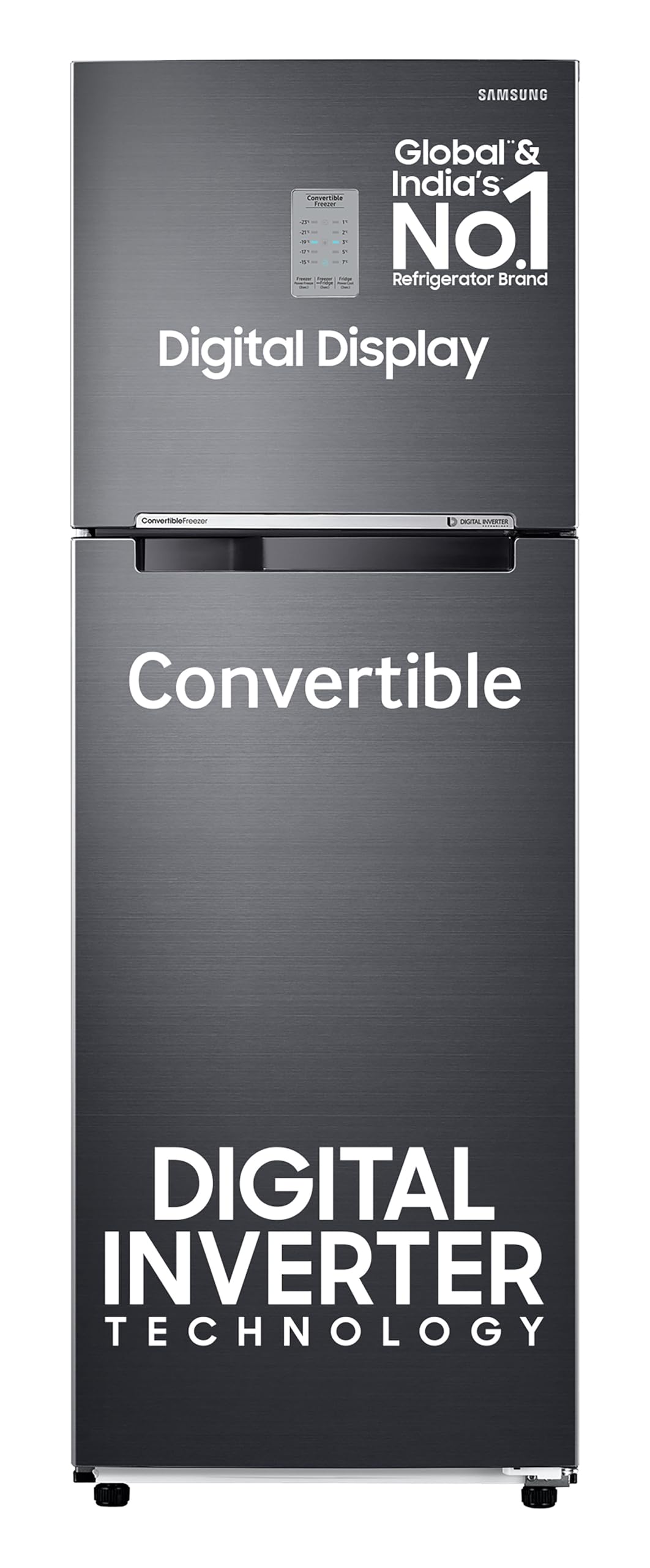 Samsung 256 L, 3 Star, Convertible, Digital Inverter with Display Frost Free Double Door Refrigerator (RT30C3733BX/HL, Luxe Black, 2024 Model) (B0C2TNX58Q) Amazon Price History, Amazon Price Tracker