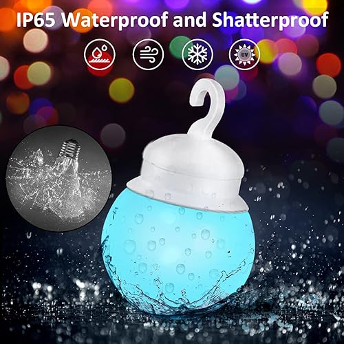 Miniatura 4 de GAEFURY - Tira de luces inteligentes para exteriores tira de luces RGB de 48 pies con aplicación Bluetooth y control remoto tira de luces para