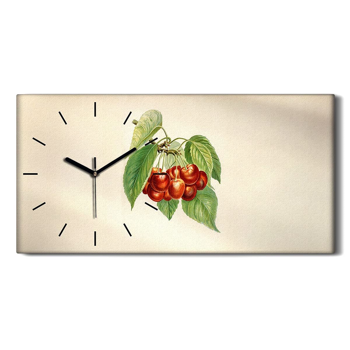 Horloge sur Toile Ne Pas Tic Tac en Silence Image Art Moderne 60x30