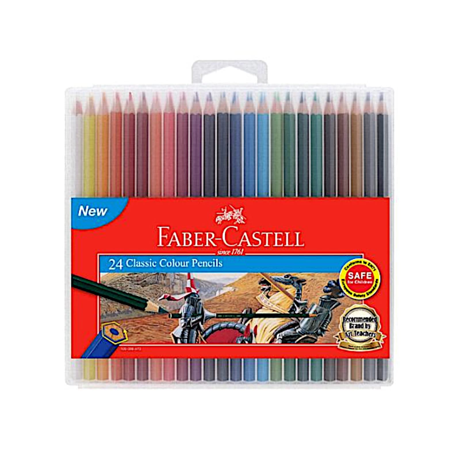 Faber Castell Lot de 24 crayons de couleur classiques