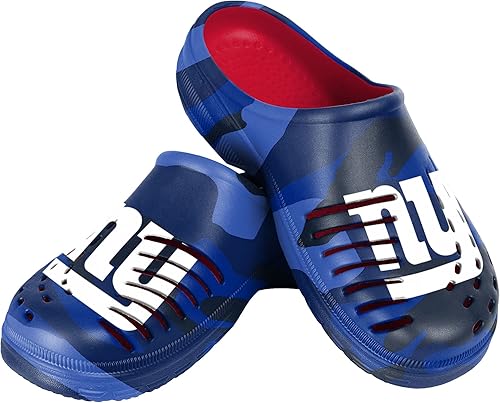 Miniatura 274 de FOCO - Sandalias de agua de jardín con logotipo de equipo de la NFL, para hombre Camuflaje tonal,logotipo grande de bloque