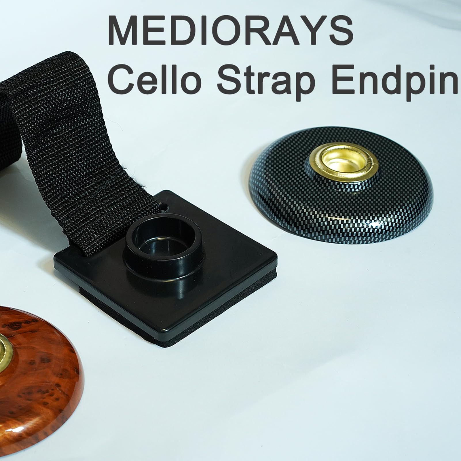 Cello Endpin Anchor Non-slip Stopper Rest Holder Stand Cello Antiskid Device with Thick Pad (Cello Bass Rock) - Image 6 thumbnail