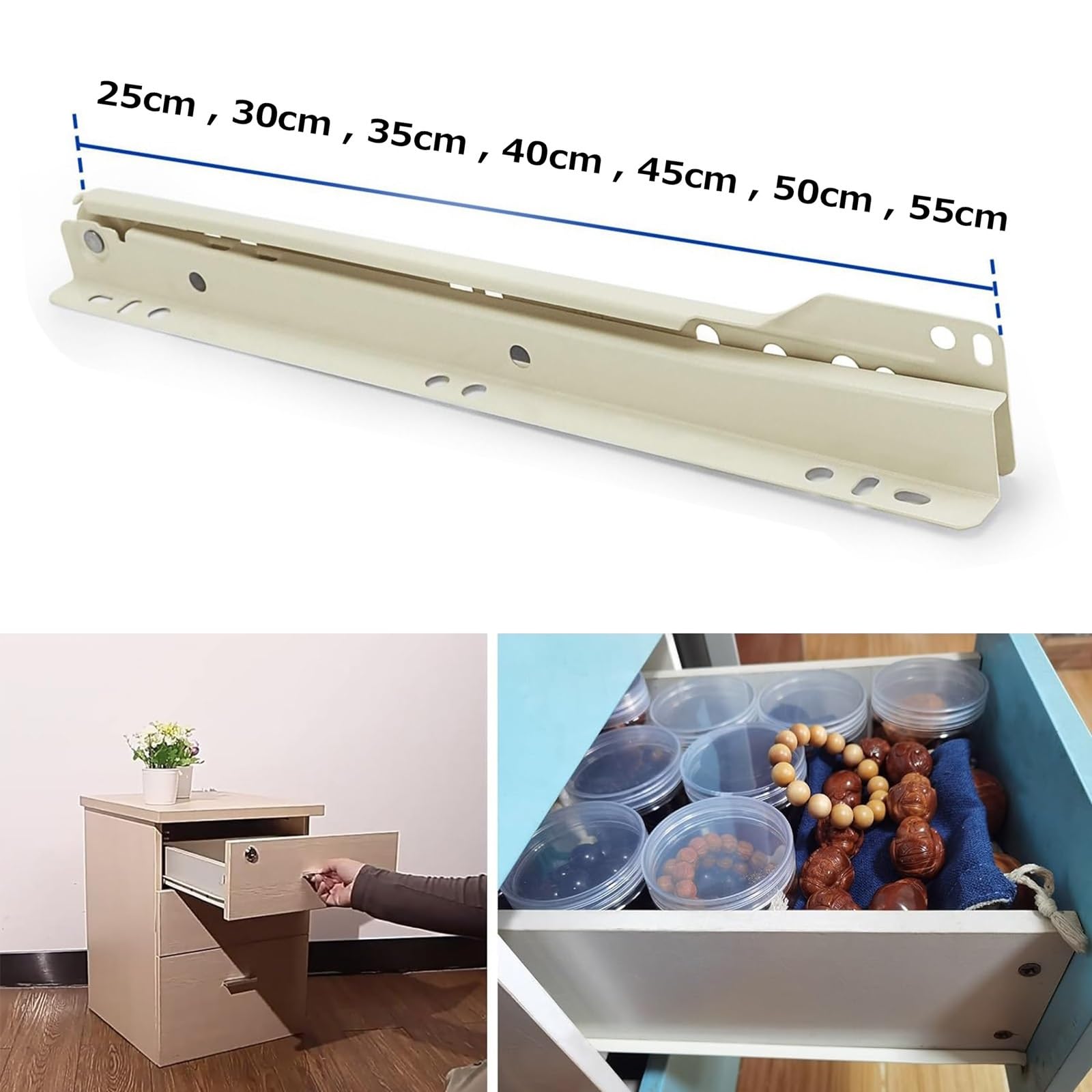 Amazon.co.jp: 金属スライドレール 伸縮式 棚 後付け 家具 キッチン