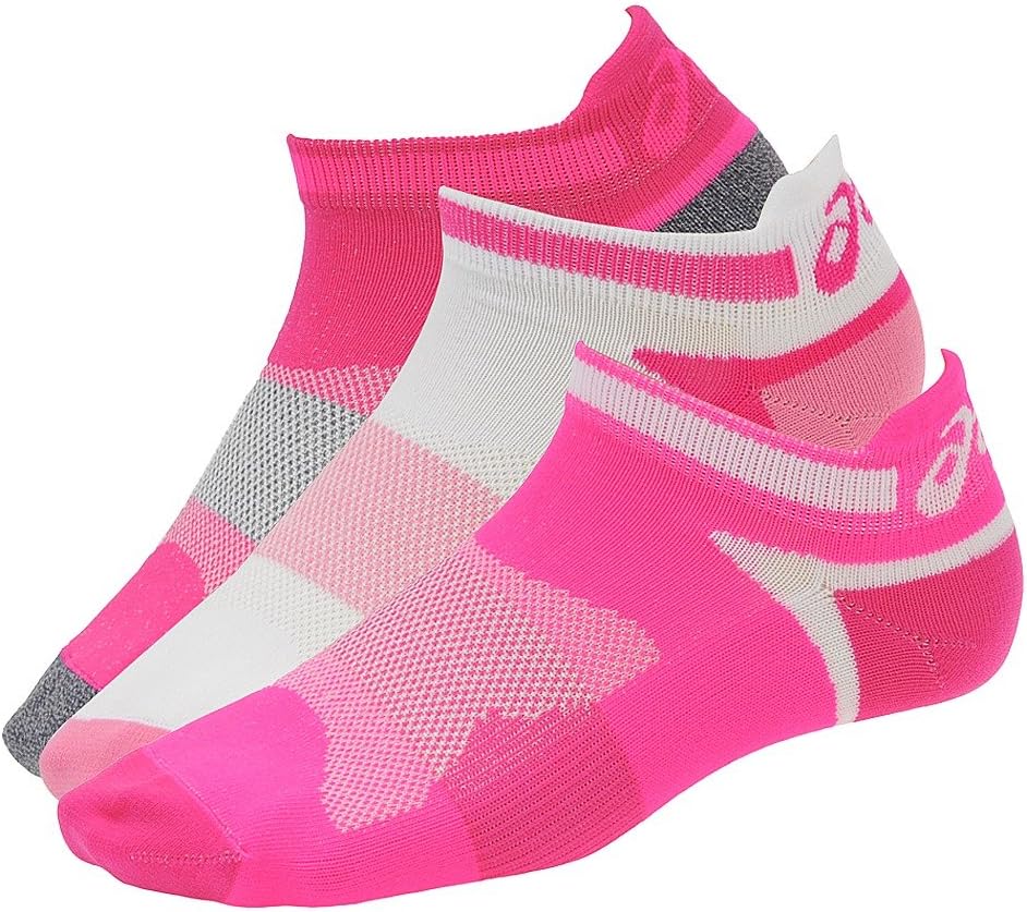 ASICS Women's Quick Lyte Cushion Single Tab Pink Ribbon Socks