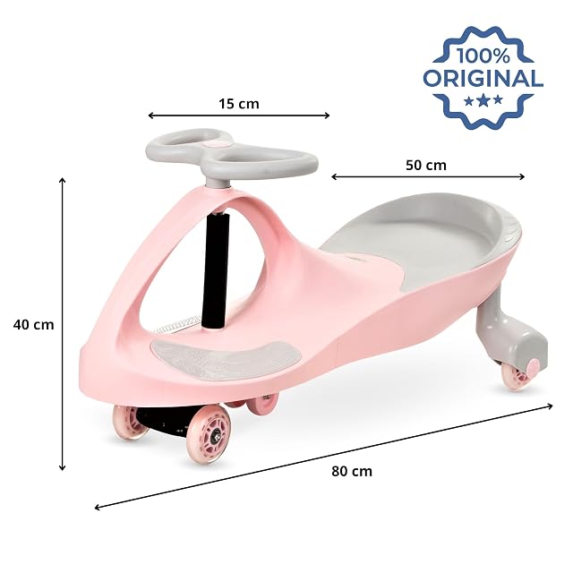 Foto 7 de 8 de TWISTCAR Roze - Coche para Niños con LED Rosa y Volante Juguete - Correpasillos sin Pilas hasta 120kg