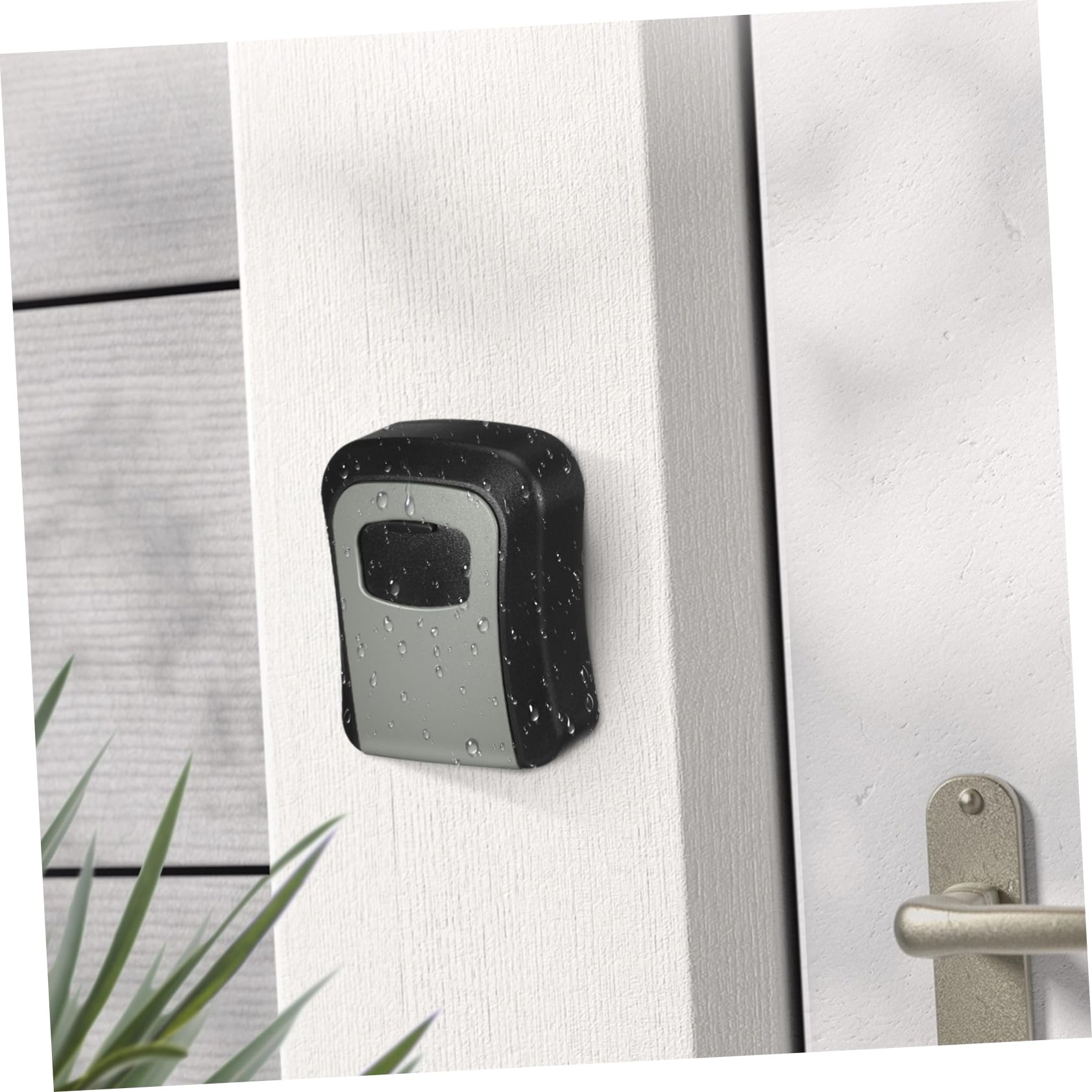 Housoutil 2sets Portachiavi da Parete con Combinazione Cassetta di Sicurezza per Chiavi Organizer Portachiavi Resistente alle Intemperie Nascondi Chiavi con Chiave di Casa Scatola di Sicurez