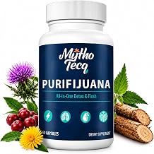 MythoTecq 90,000 MG Detox and Cleanse, Body Detox for Men &amp; Women, Fast Detoxification, Kidney Cleanse &amp; Repair, Natural Herbal Premium Formula for Liver, Digestion &amp; Mood, 60 Caps