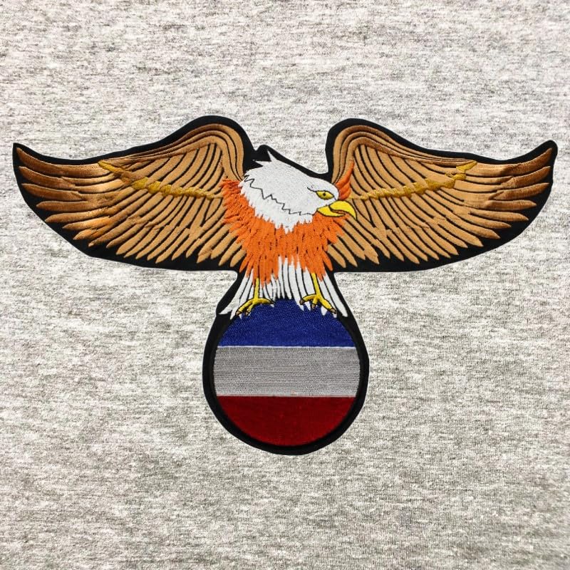 Patch brodé Aigle drapeau des Pays-Bas écusson thermocollant Pays Bas pour veste