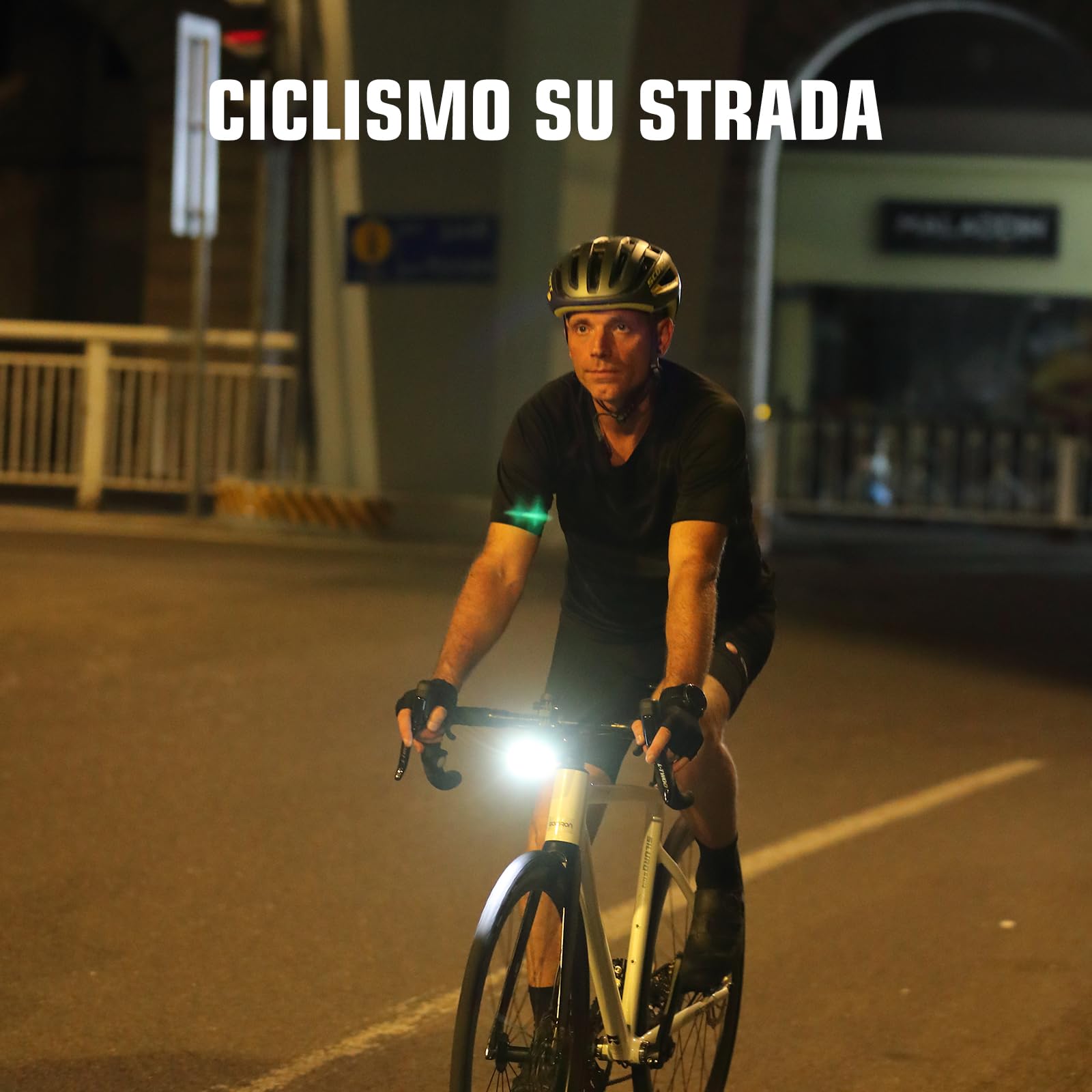 Gaciron RAPTOR Luce Bicicletta Anteriore a doppia fonte luminosa,3000lm 10000mAh luci bicicletta led ricaricabile impermeabile IPX6,Faro anteriore per bicicletta in alluminio con telecomando wireless