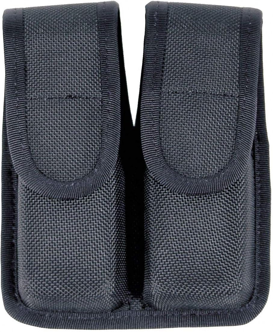 BLACKHAWK Molded Black CORDURA Double Mag Pouch - Single Row