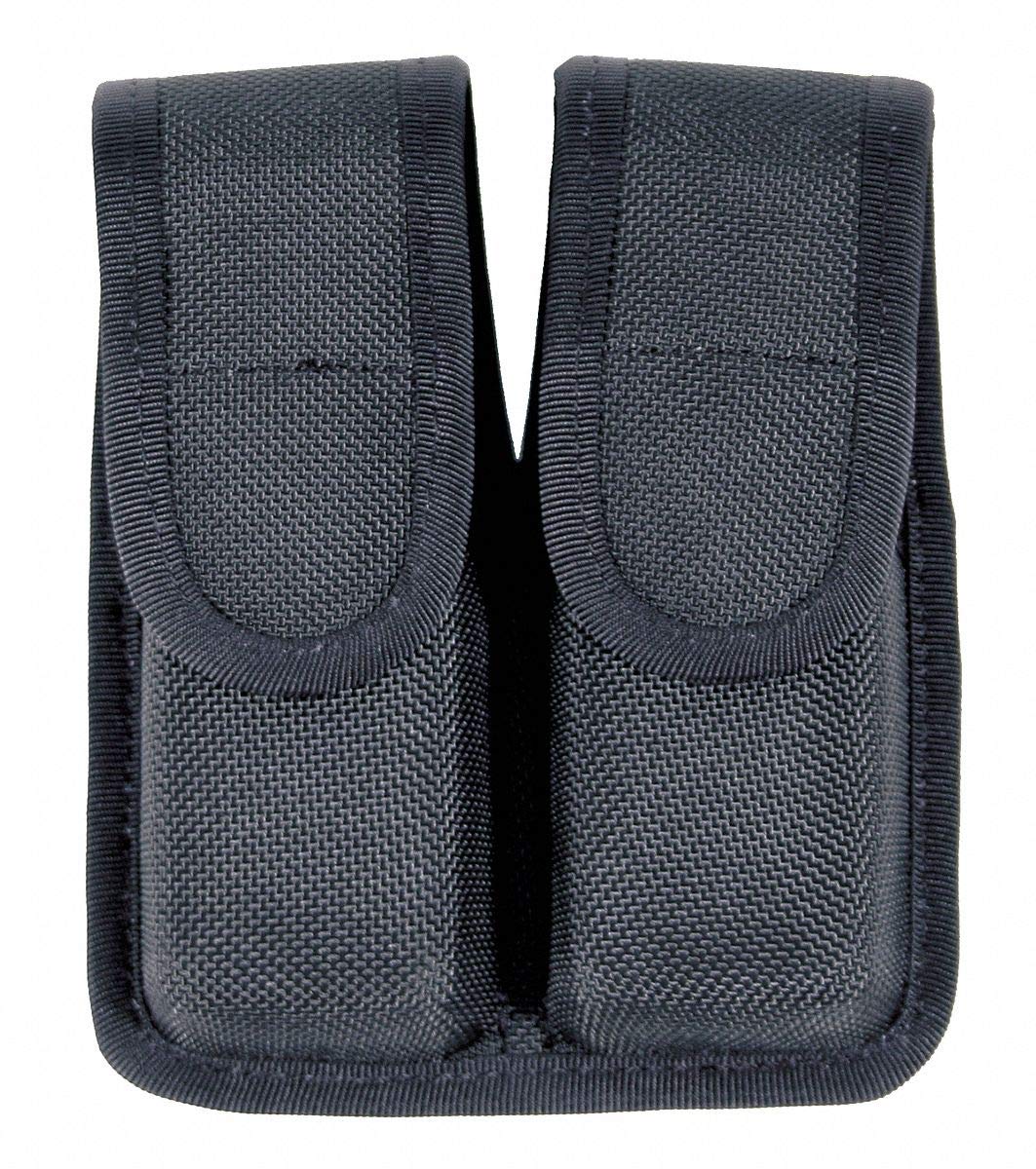 Pochette Double Blackhawk en Cordura moulée noir pour éviter la perte de matériel