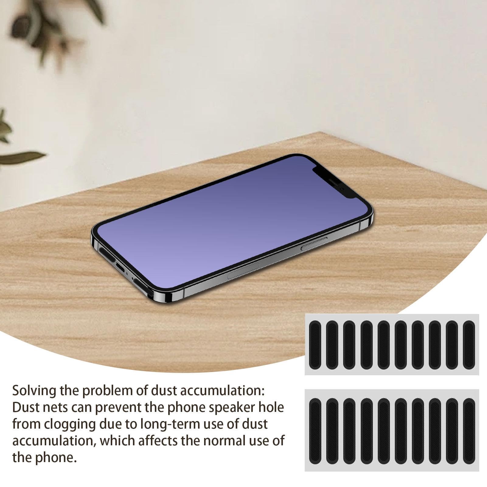 Kit Antipolvere Per Telefono 114 Pezzi - Adesivi Per Altoparlanti, Protezione Jack 3.5mm, Tappi Per Porte, Con Pinzette - Foto 8