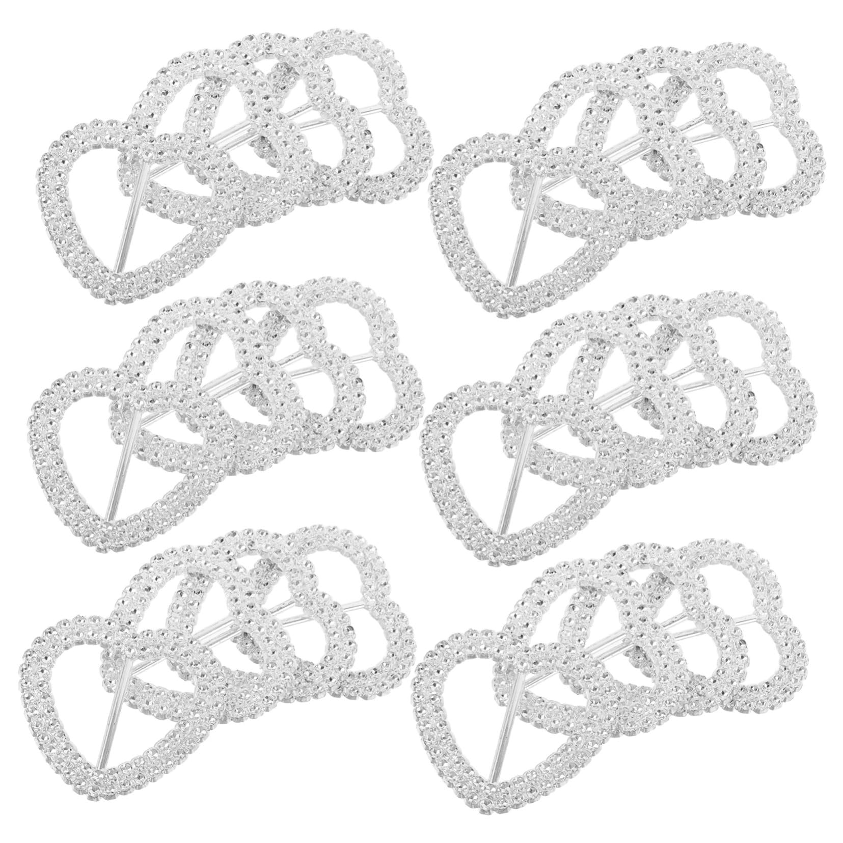 Boucles étoilées et forme de cœur décoratives pour ceintures et vestes
