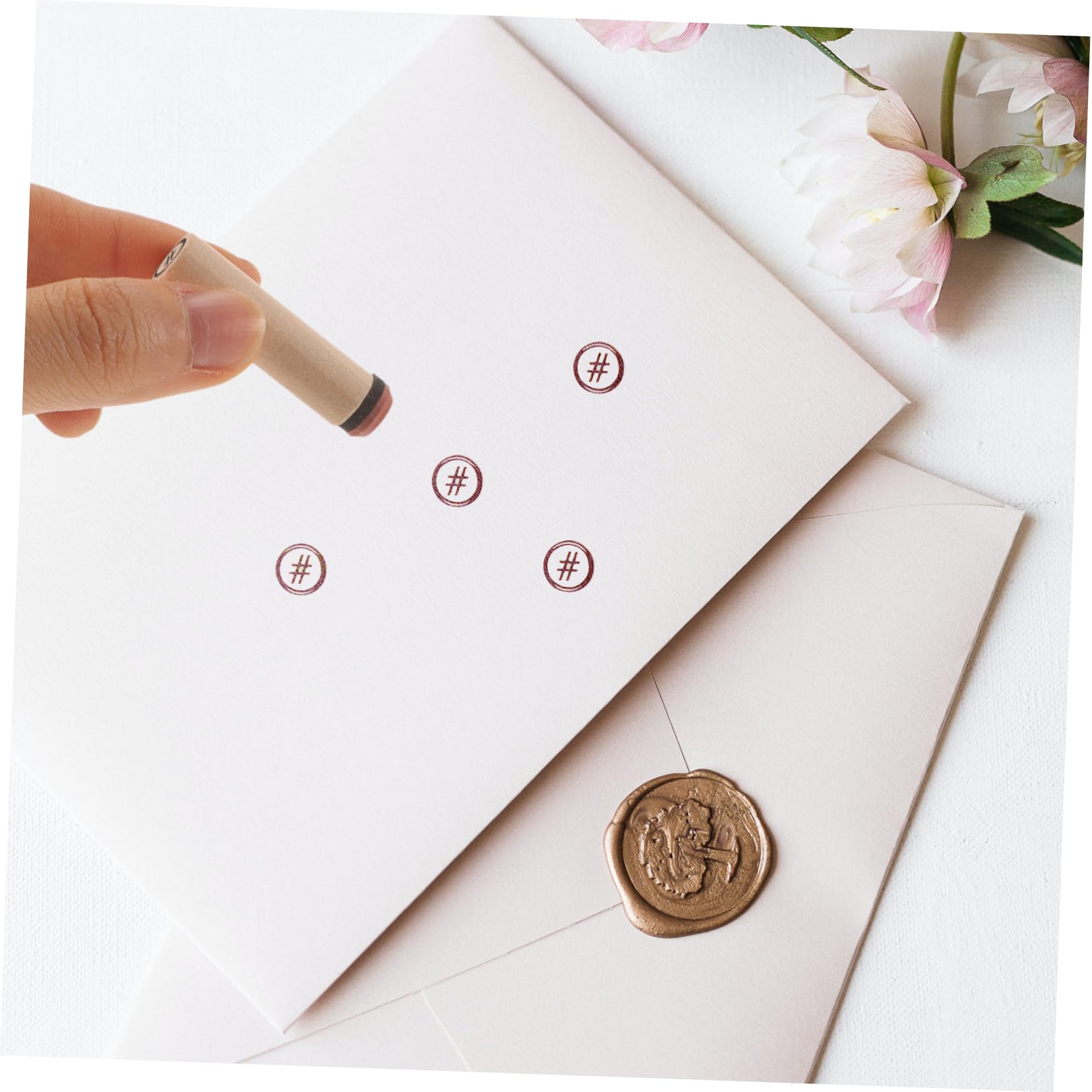 SHINEOFI 5 Set Di Timbri Per Scrapbooking Timbri in Legno Con Alfabeto Kit Di Timbri Multiuso Per Lavori Artigianali