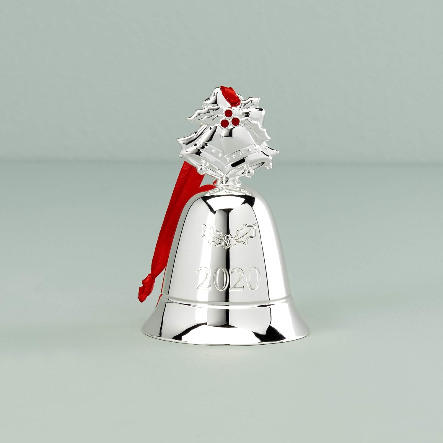 Lenox 2020 Silver Bell Ornament, 0.30 LB, Metallic,Christmas