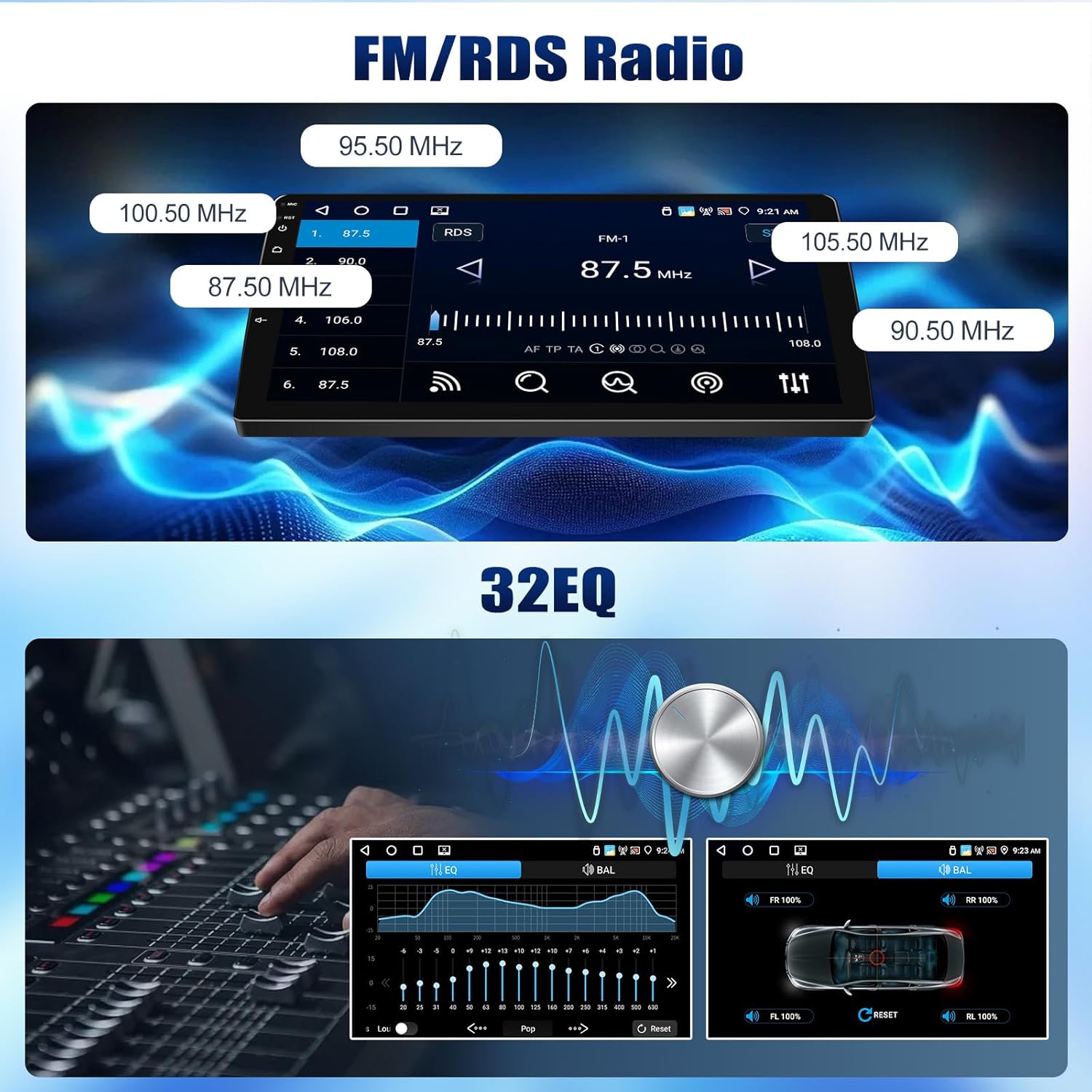 Android 15 4G+64G Car Stereo for Nissan Altima 2013 2014 2015 with Wireless Carplay and Android Auto,10.1" HD 1280*720 Touchscreen Car Radio Bluetooth 5.0 32 EQ FM/RDS WIFI GPS AHD Backup Camera SWC