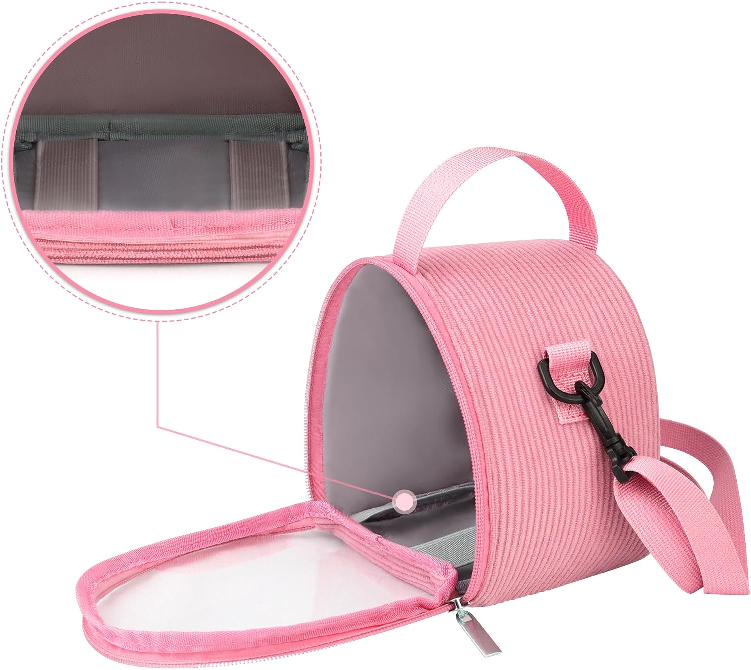 Carrying Bag compatible with Bitzee Hamster Ball, Pink