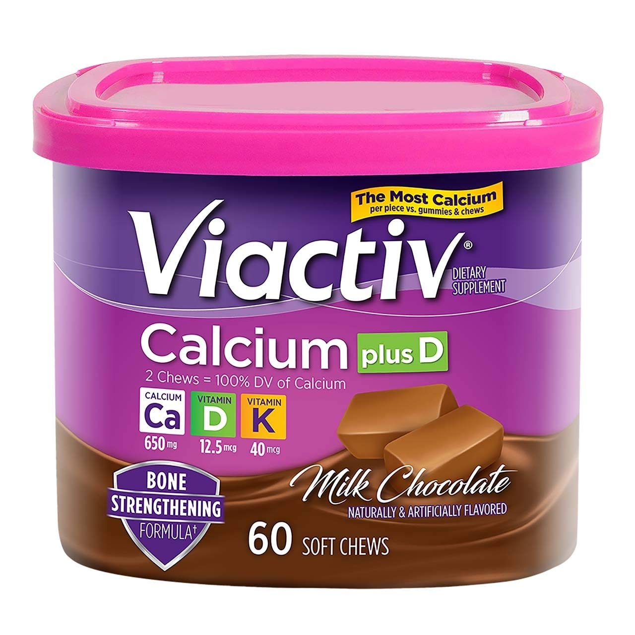 VIACTIV CALC CHEWS MILK CHOCLT (Pack of 4)