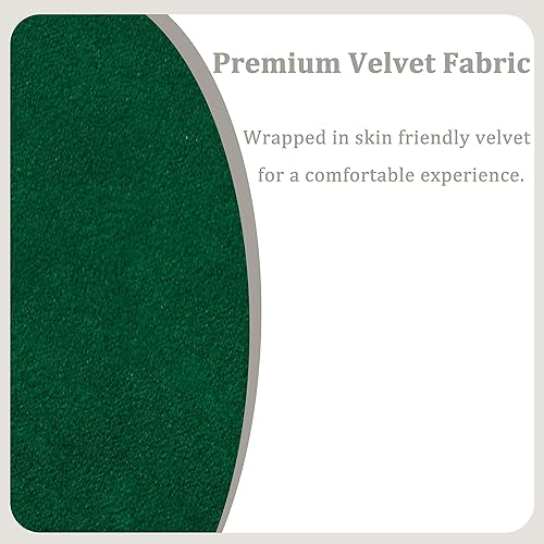 Miniatura 7 de Befurtori Banco de terciopelo para dormitorio, banco tapizado en el extremo de la cama con marco de metal, moderno banco de entrada de canal