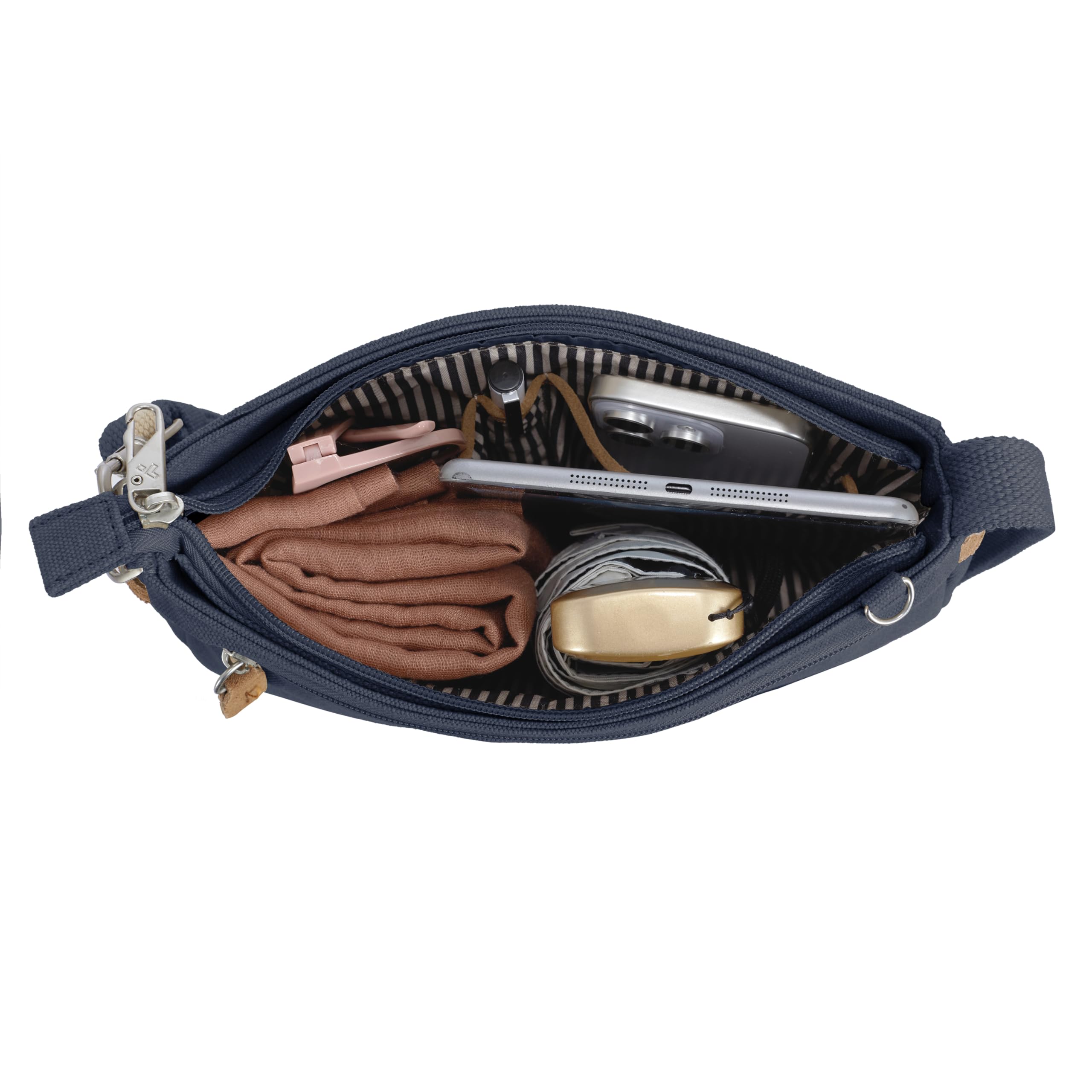 Travelon Travelon Anti-theft Heritage Saddle Crossbody Umhängetasche