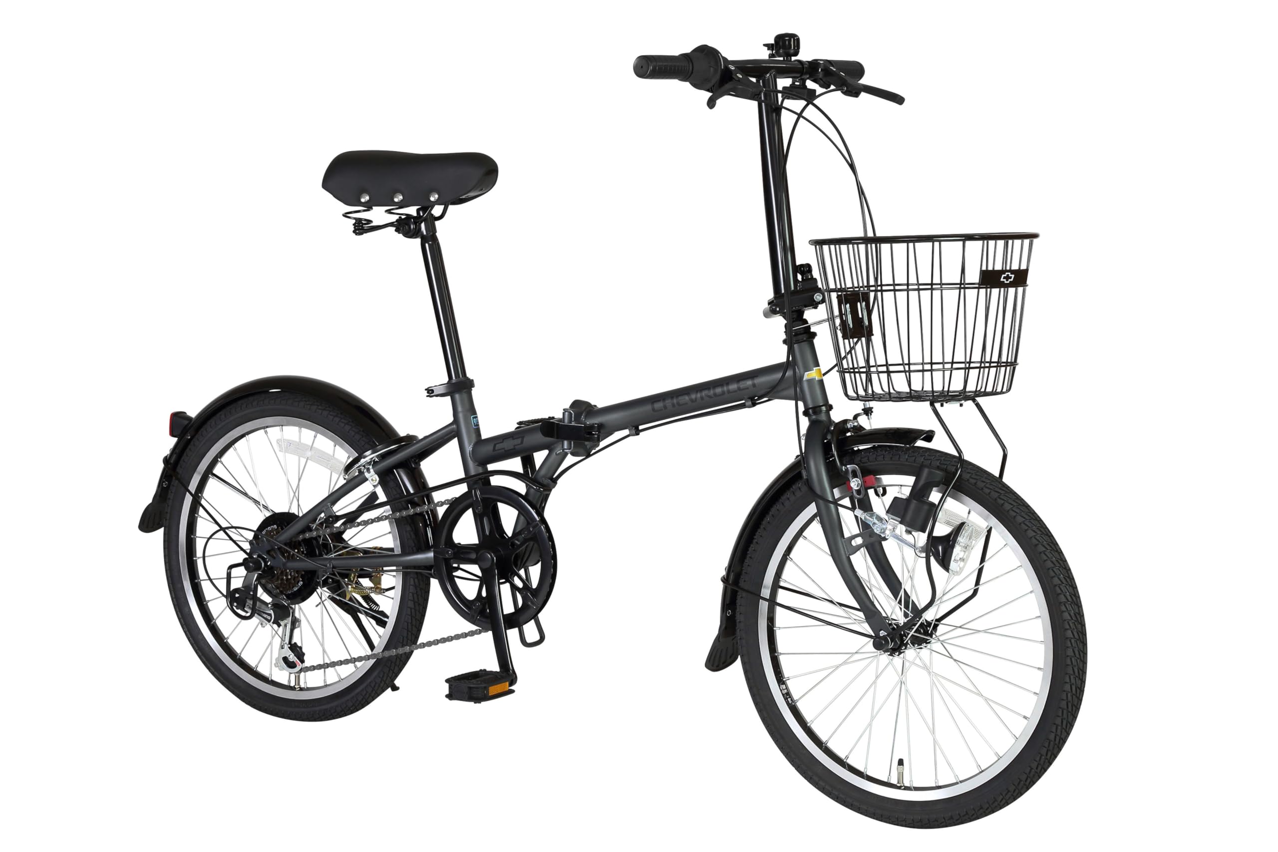 Amazon | CHEVROLET(シボレー) FDB206 グレー 折りたたみ自転車 シマノ