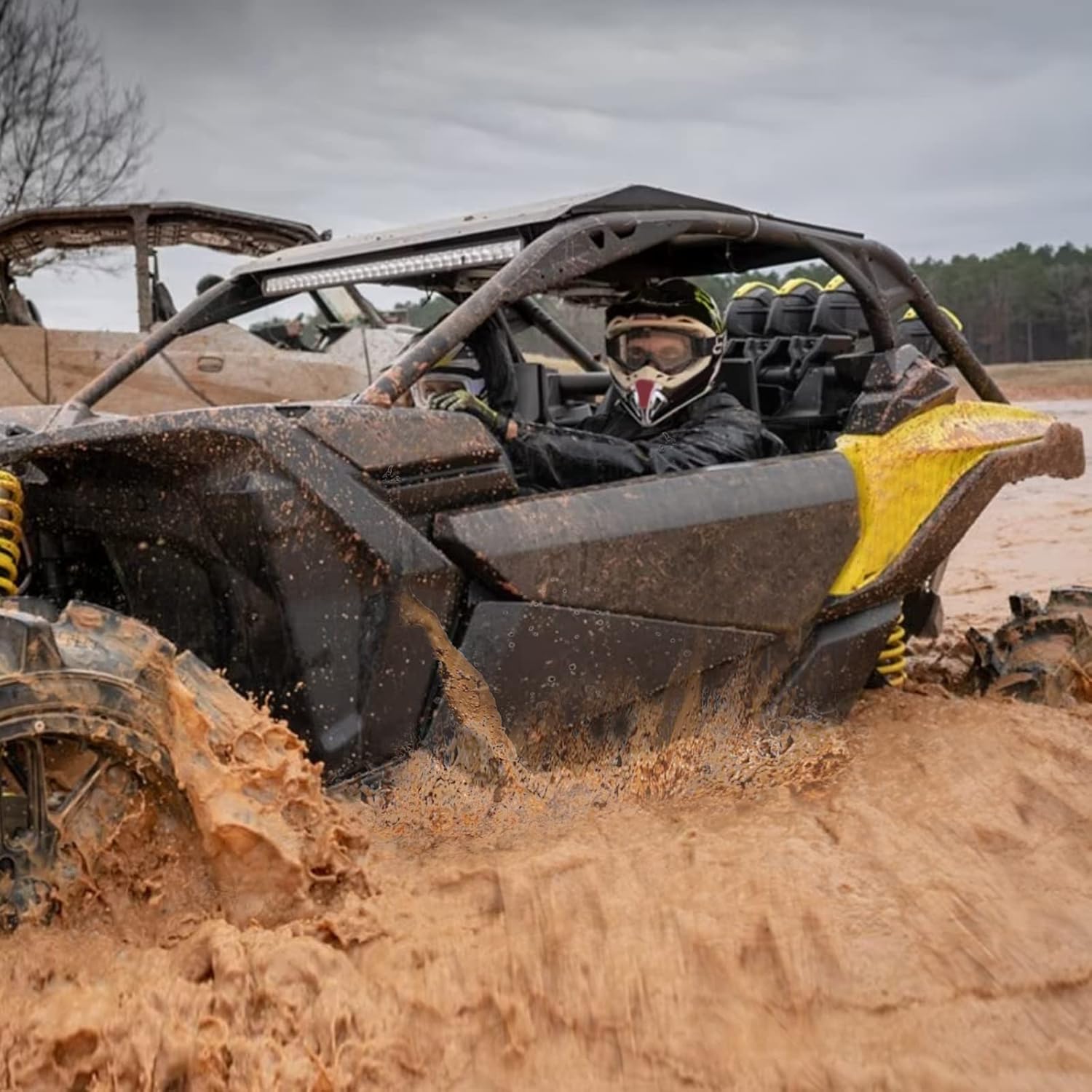 StarknightMT X3 Lower Door Panels, Maverick X3 Doors Compatible with Can-Am Maverick X3 2-Seater 2017-2025 Maverick X3 Accessories Doors with Metal Frame Replacement OEM 715002903