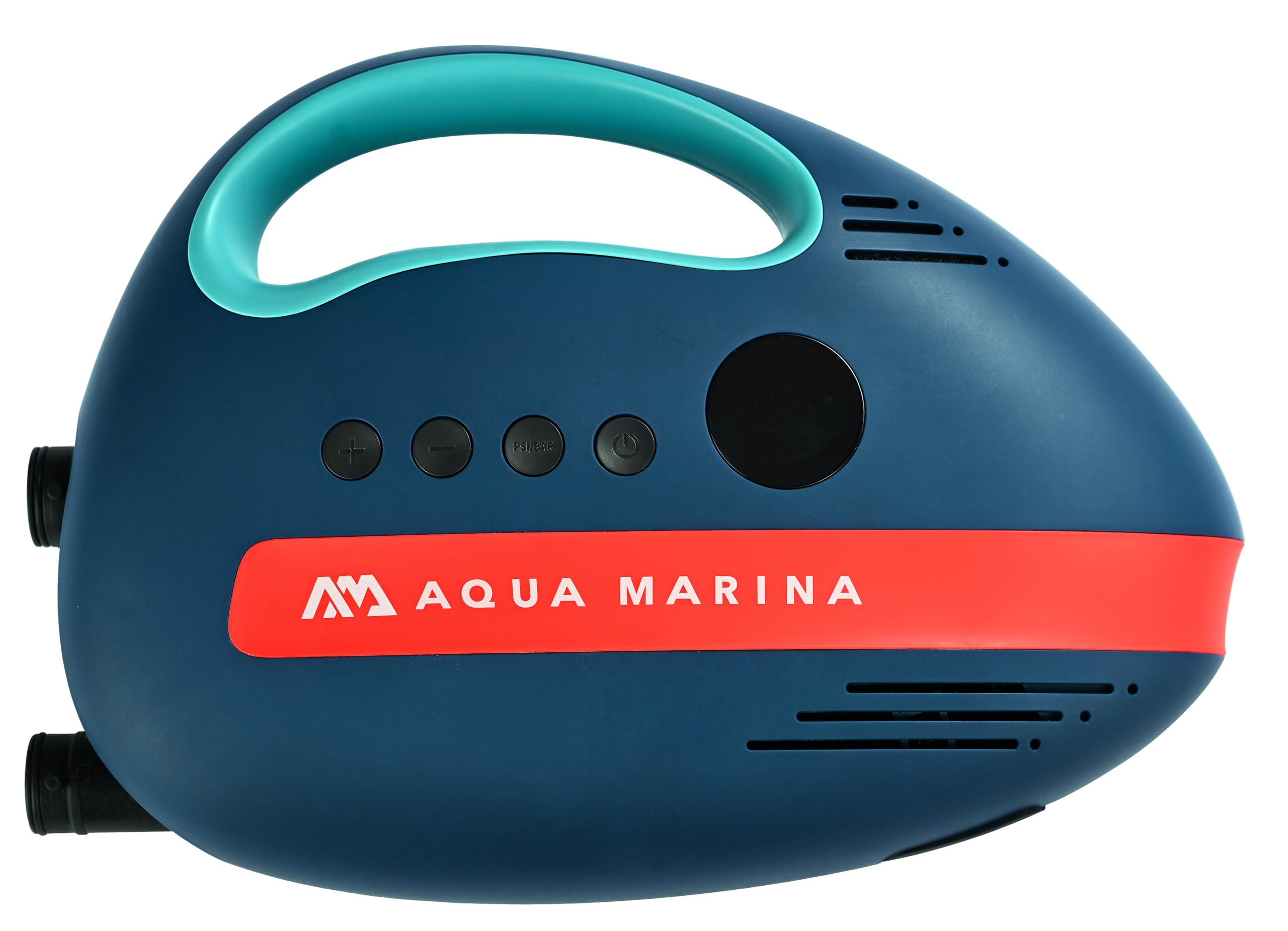 Aqua Marina Jumbo Fußpumpe – Schwarz, Einheitsgröße, 1,38 Bar Max – Mit Manometer, Aluminiumschaft – Für Boote, Matratzen & Mehr