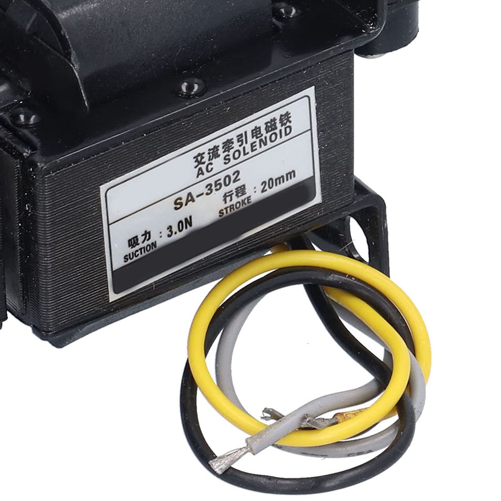 Annadue Elektromagnes Push Pull Solenoid AC 220V, Wodoszczelny 3.0N, for