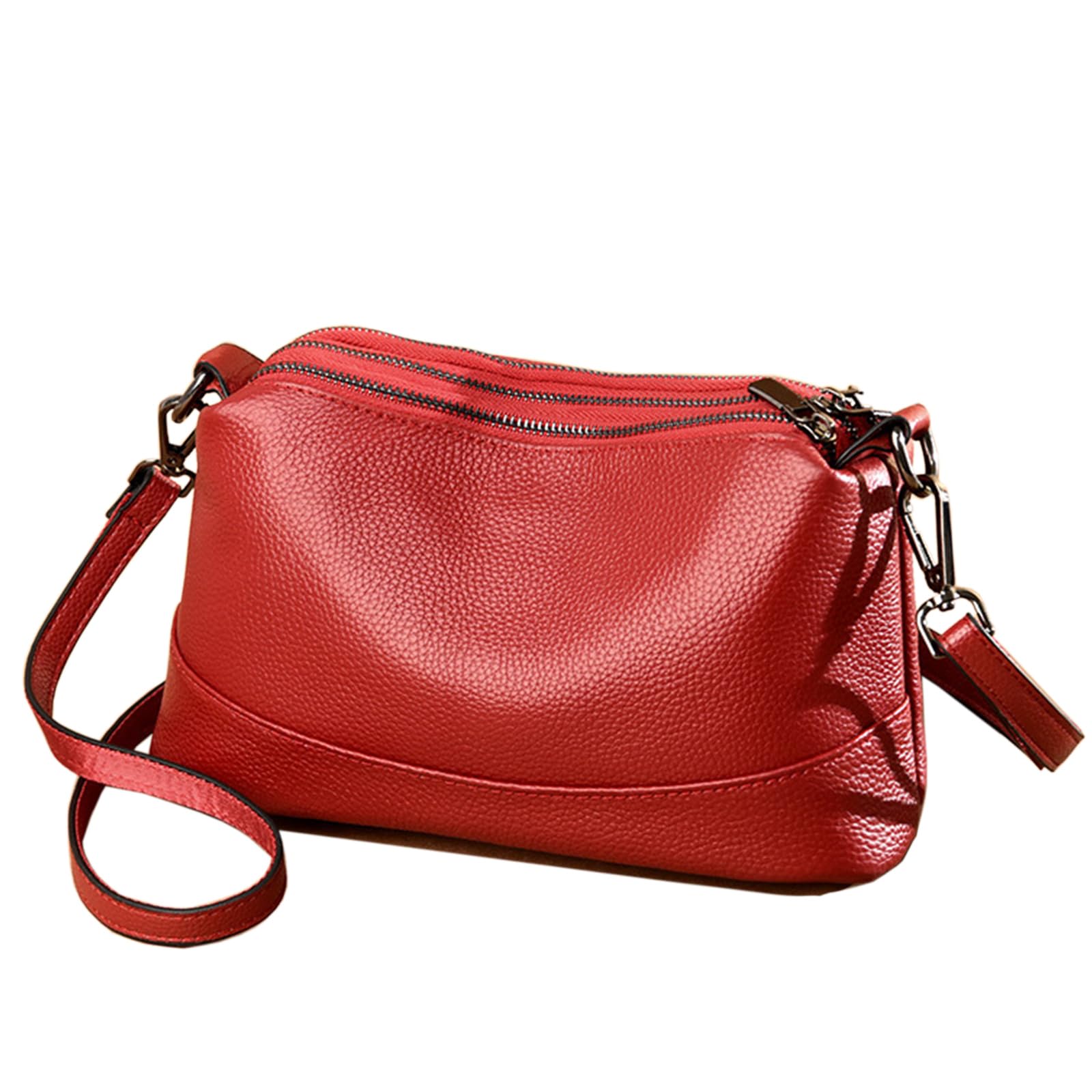 Genuine Leather Purses for Women Crossbody Bags Small Shoulder Handbags Trendy Clutch Cross Body Phone Purses