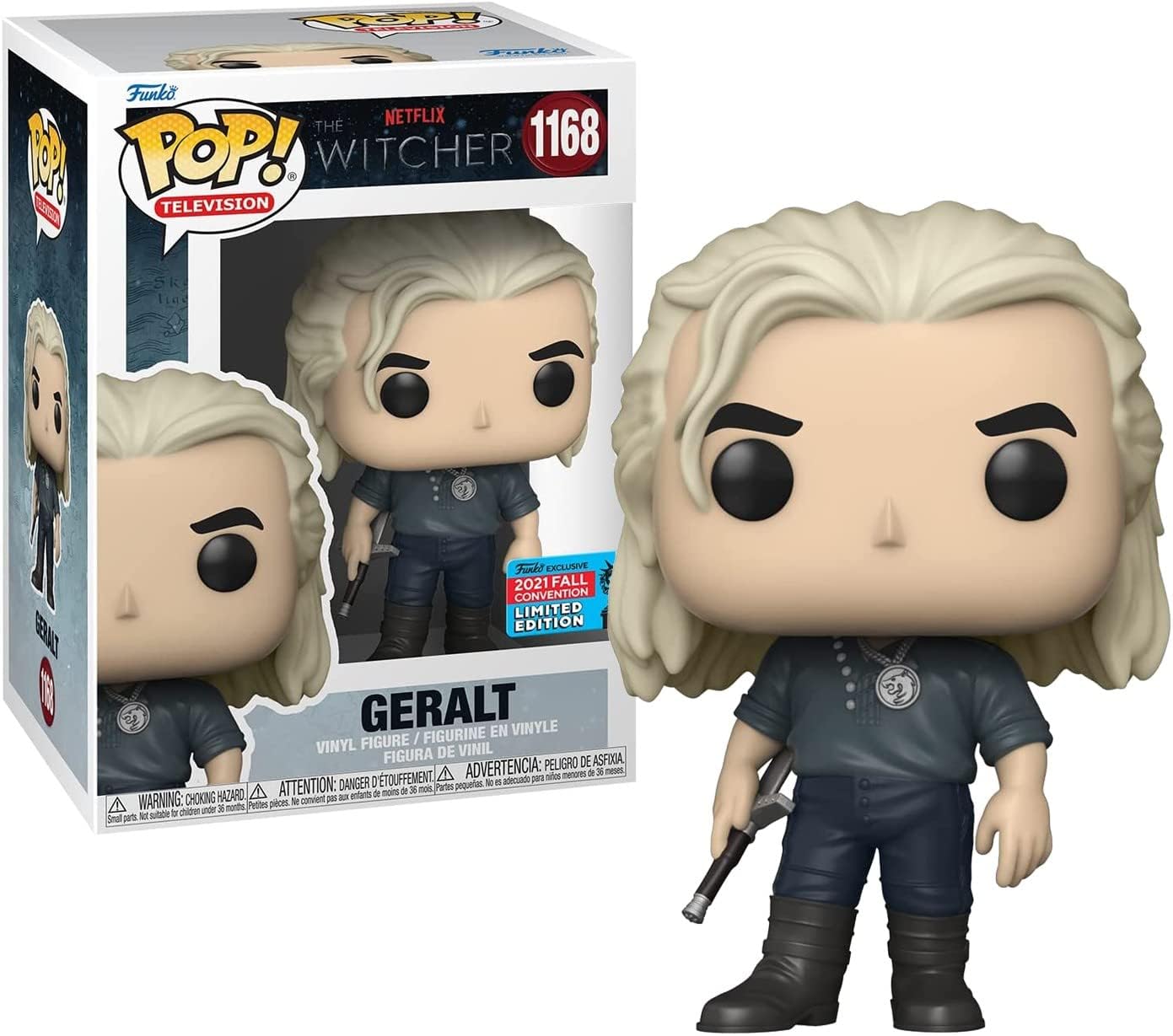 Funko POP Pop! TV: The Witcher - Geralt, Festival of Fun, Amazon Exclusive Multicolor 58624