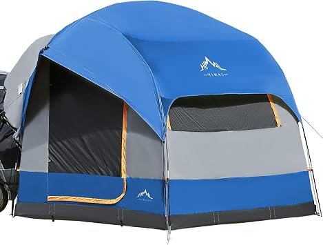 GoHimal SUV Tent for Camping, 8 W x 8 L x 7.2 H, for 5-8 Person, Blue | Waterproof PU3000mm, Spacious Double Layer Design, Includes Rainfly and Storage Bag, 4-Season for Family Outdoor Adventures