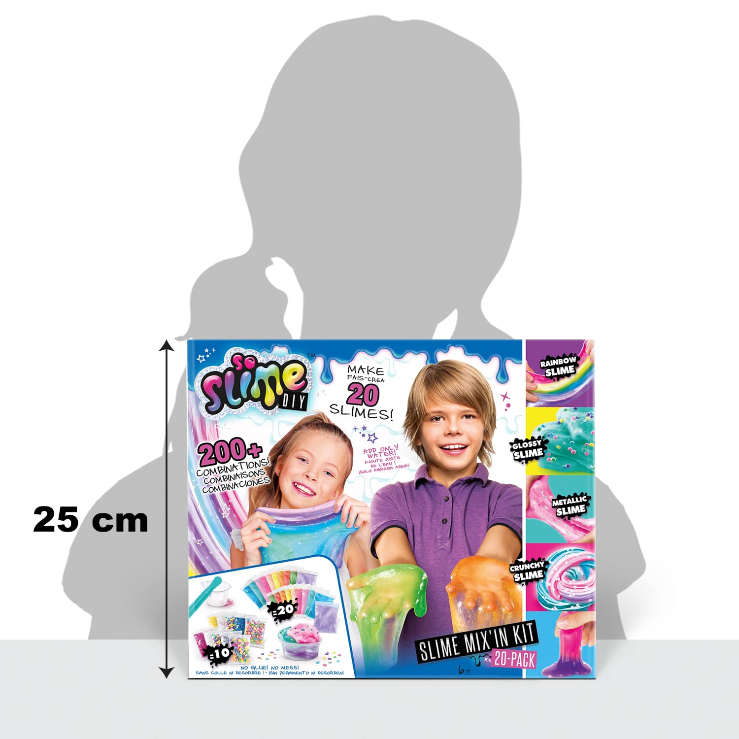 Canal Toys So Slime - Kit per creare 20 Slime, per attività creative DIY per bambini, SSC 185, multicolore