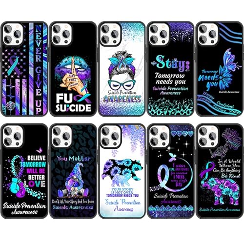 Heart Infinity Love Your Life Matters Mental Health Awareness Phone Case For Iphone 15 14 13 12 11 Pro Max Samsung Galaxy S23 S22 S21 S20 Fe Plus Ultra A14 A54 A53 A03S A13 A32 A51 A71 A72 A73 #TOP6