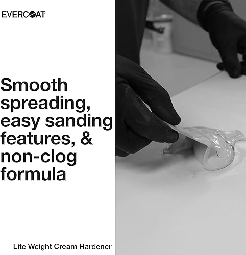 Miniatura 2 de Evercoat Lite Weight Body Filler - Relleno corporal sin obstrucciones para aluminio, fibra de vidrio y más, 32 onzas líquidas