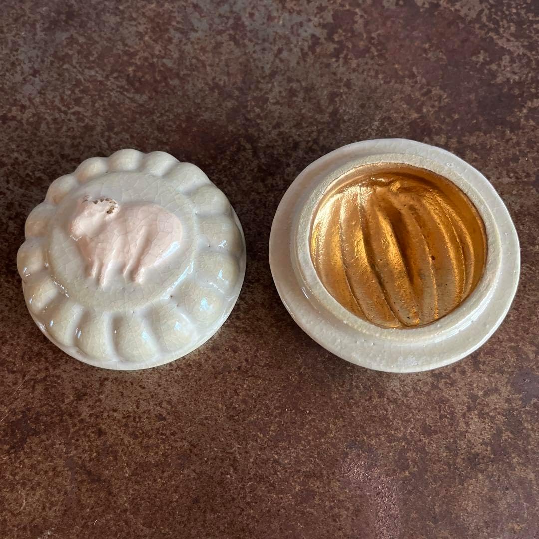 金工作家 金谷宗林作 銅製四方仏蓋置 共箱 煎茶道具 年末在庫◇特売品