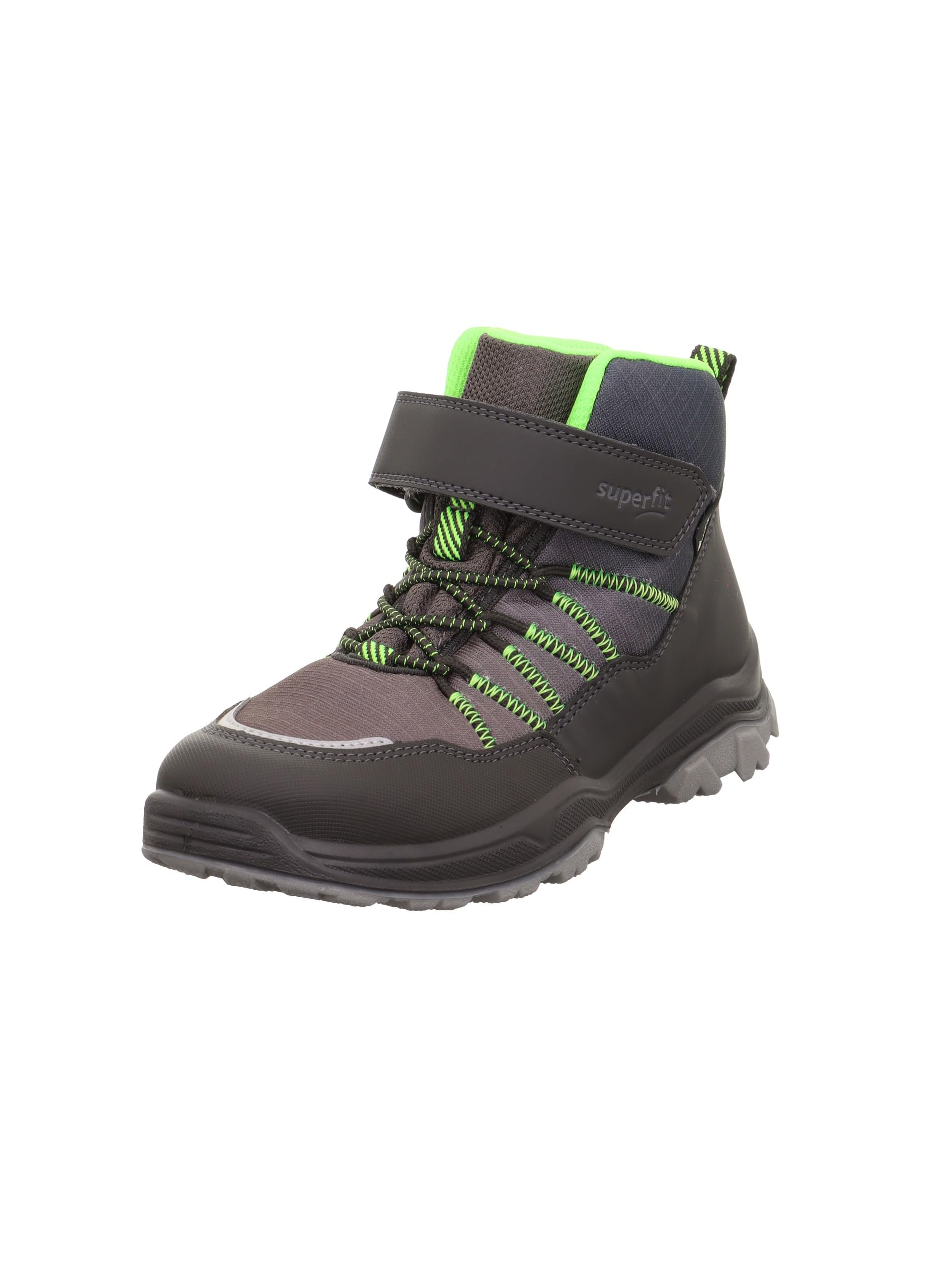 Superfit Kinder Stiefeletten/Winterstiefel Jupiter Grau Synthetik-Textil-Mix Goretex