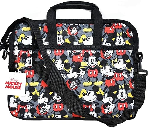 Fast Forward Funda para tablet con estampado de Mickey Mouse con correa para el hombro