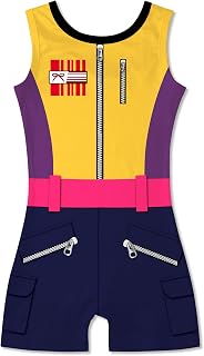 Funnycokid Gymnastics Leotards for Girls with Shorts Dance Unitard 3-10Y