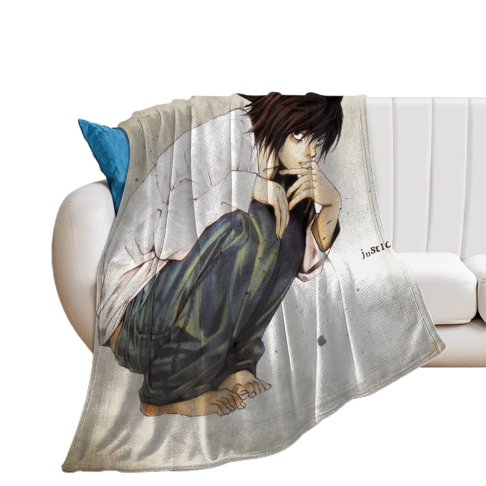 Amazon｜毛布 Death Note デスノート ブランケット 大きめ 掛け毛布 高