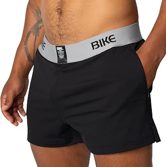 Bike Athletic Jock Shorts | Soft Stretch Fabric for Breathable Comfort | Supportive Fit with Retro-Inspired Design